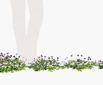 Modern Flowers And Grass-ID:103544957