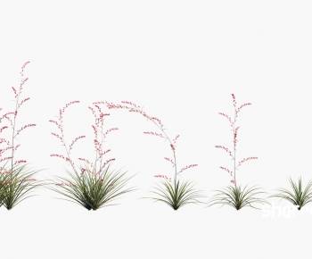Modern Flowers And Grass-ID:837991951