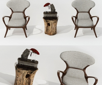 New Chinese Style Lounge Chair-ID:156546124