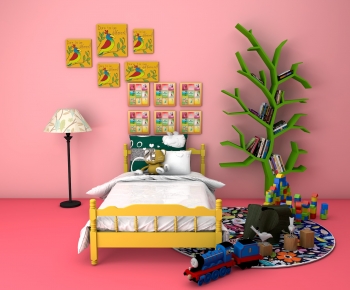 Modern Child's Bed-ID:143704896