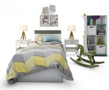 Modern Child's Bed-ID:421945103