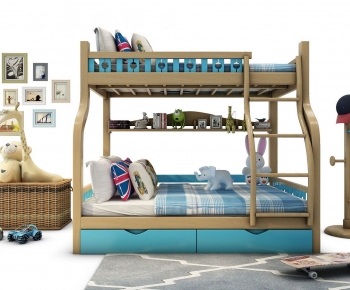 Modern Bunk Bed-ID:566519989