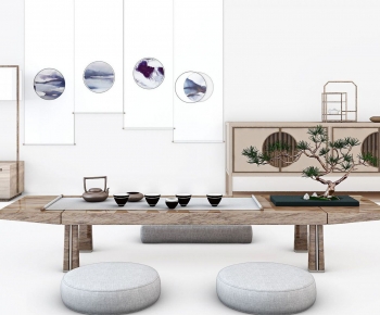 New Chinese Style Tea Tables And Chairs-ID:155539041