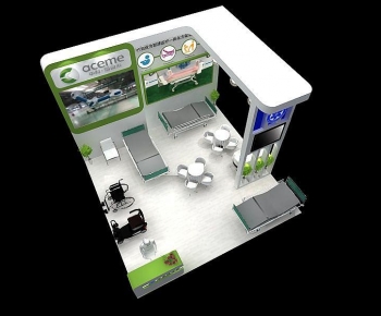 Modern Exhibition Hall-ID:577651985