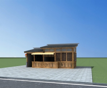 Chinese Style Building Appearance-ID:663939951