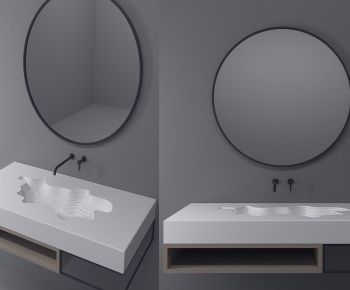 Modern Bathroom Cabinet-ID:611419717