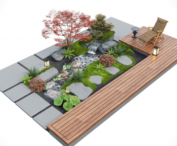 Modern Rockery Waterscape-ID:659249075