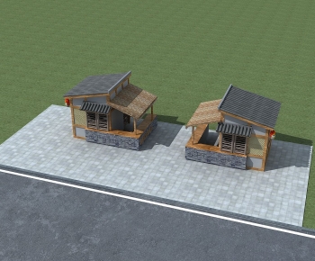 Chinese Style Building Appearance-ID:346266031