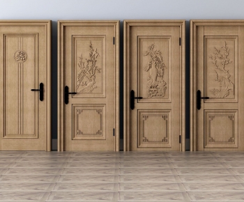 European Style Single Door-ID:383079052