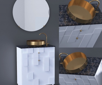 Modern Bathroom Cabinet-ID:505394946