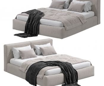 Modern Double Bed-ID:416605002