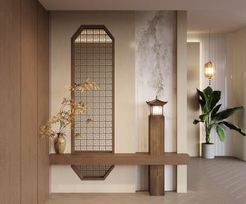 New Chinese Style Hallway-ID:542726046
