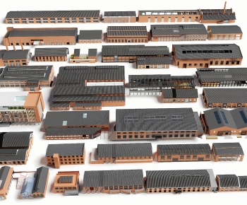 Modern Industrial Building-ID:408409129