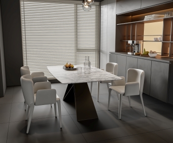 Modern Dining Table And Chairs-ID:498403076