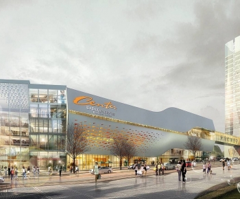 Modern Appearance Of Commercial Building-ID:463414911