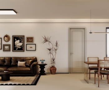 Modern A Living Room-ID:617357021