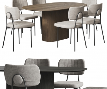 Modern Dining Table And Chairs-ID:227854979