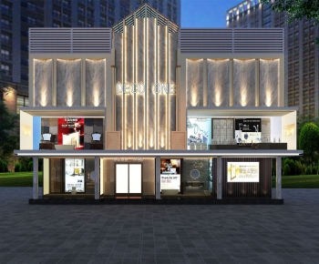 Modern Facade Element-ID:812705992