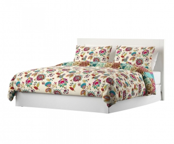 Modern Double Bed-ID:882901913