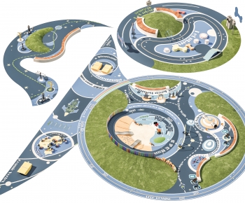 Modern Park Landscape-ID:921769166