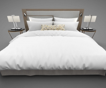 Modern Double Bed-ID:292665003