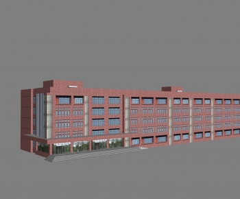 Modern School Building-ID:683041106