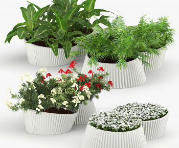现代户外绿植盆栽组合-ID:219062097