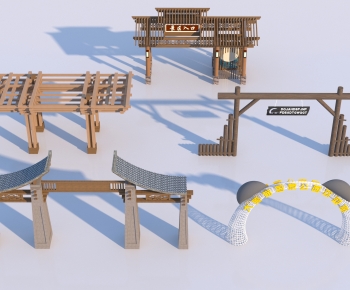 Modern Building Component-ID:816186905