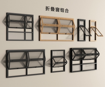 现代折叠窗户组合-ID:683423041