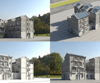 Modern Building Appearance-ID:378511064