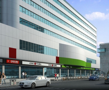 Modern Appearance Of Commercial Building-ID:428107027