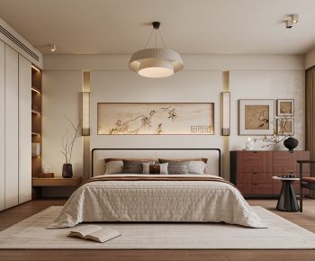 New Chinese Style Bedroom-ID:360980034