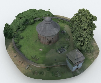 Modern Architectural Bird's-eye View Planning-ID:831160072