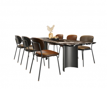 Modern Dining Table And Chairs-ID:681770098