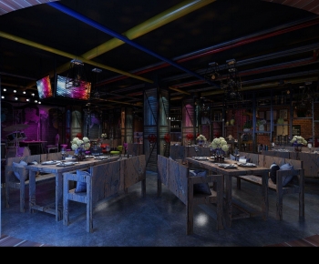 Industrial Style Restaurant-ID:729867942