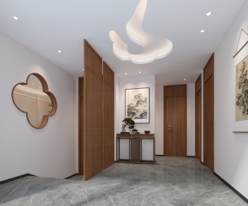 New Chinese Style Hallway-ID:151710593
