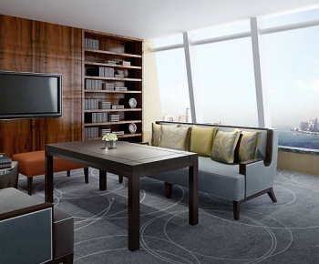 New Chinese Style Office Negotiation Area-ID:943357949
