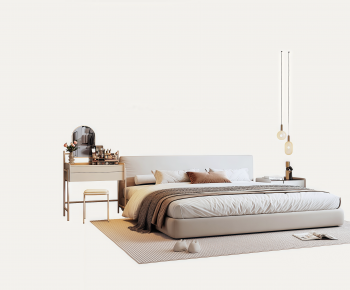 Modern Double Bed-ID:718429093