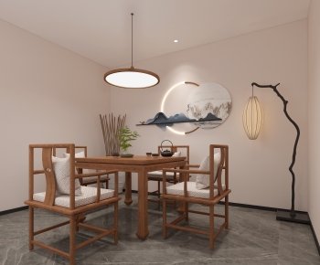 New Chinese Style Tea House-ID:607038971