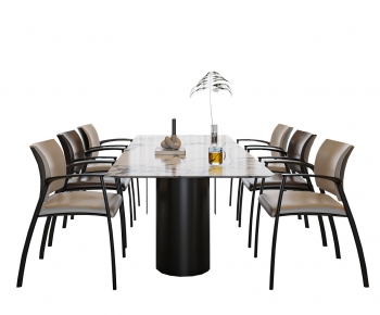 Modern Dining Table And Chairs-ID:667710077