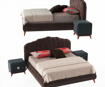 American Style Double Bed-ID:154891039