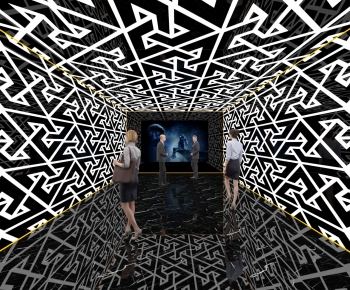 Modern Exhibition Hall-ID:872009046