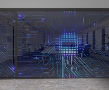 Modern Glass Screen Partition-ID:114979716