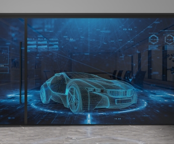 Modern Glass Screen Partition-ID:388467071