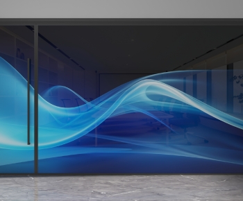 Modern Glass Screen Partition-ID:713319815