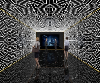 Modern Exhibition Hall-ID:207735066