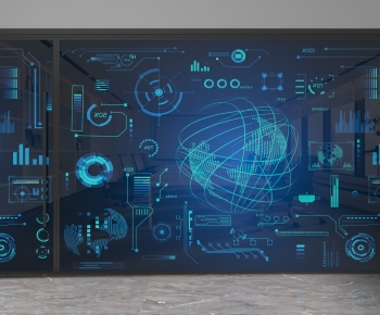 Modern Glass Screen Partition-ID:629520899