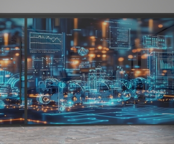 Modern Glass Screen Partition-ID:753536944