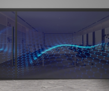 Modern Glass Screen Partition-ID:168219096