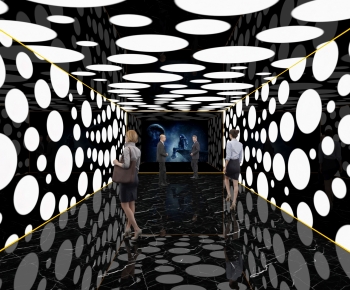 Modern Exhibition Hall-ID:136313924